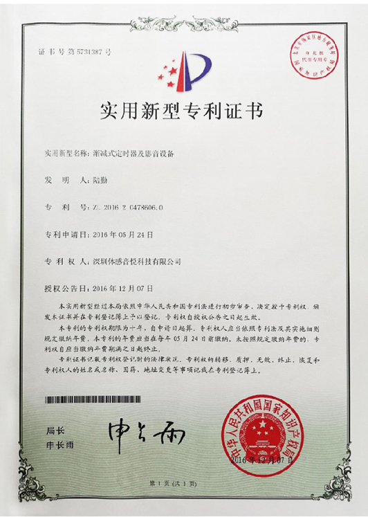 榮譽資質證書